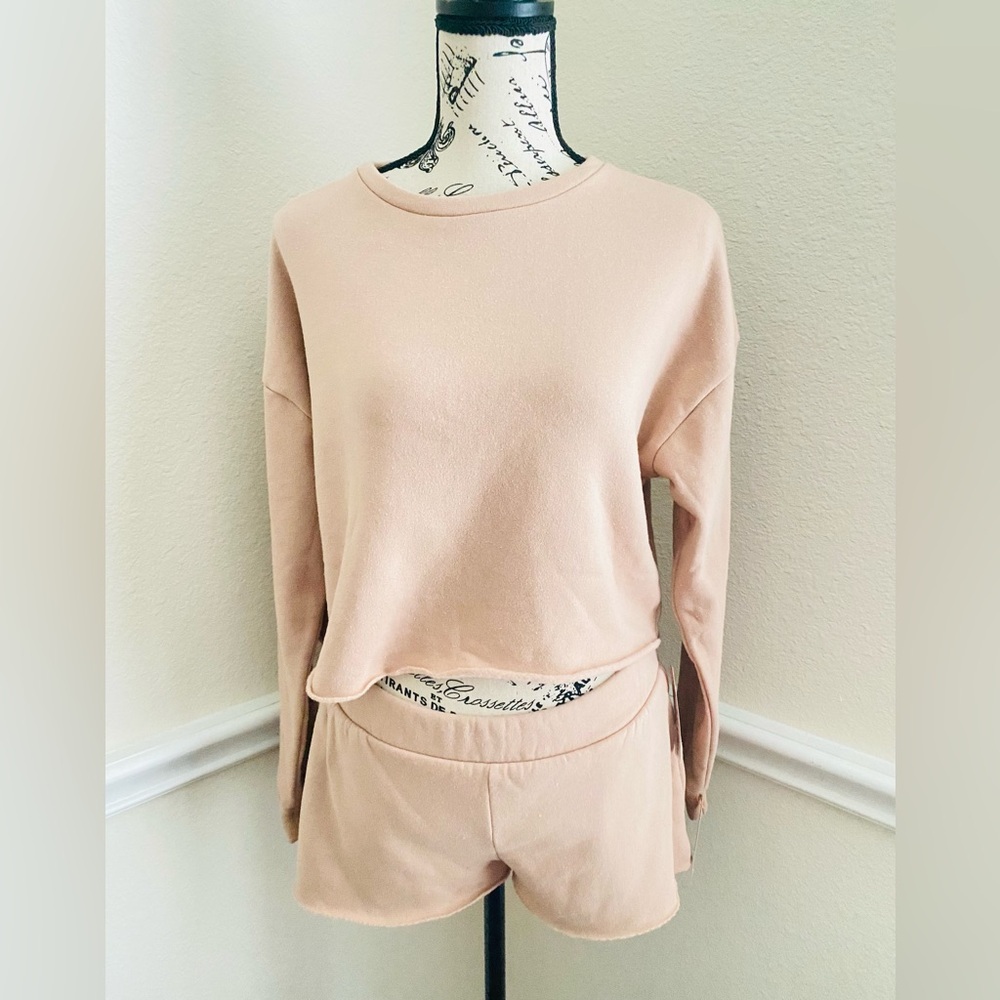 Colsie blush pink matching set XS